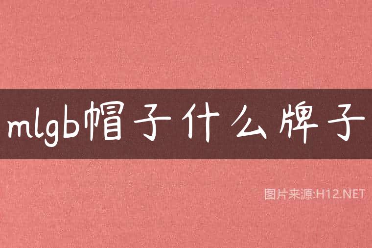 mlgb帽子什么牌子