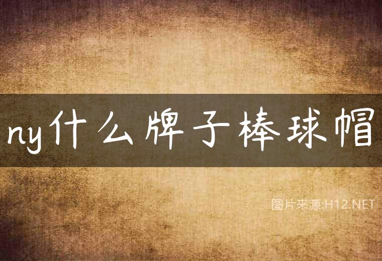 ny什么牌子棒球帽