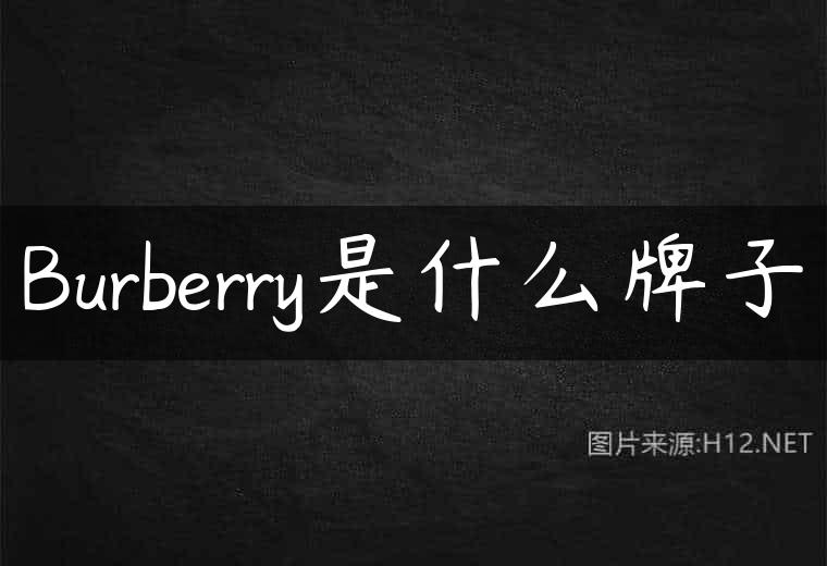 Burberry是什么牌子