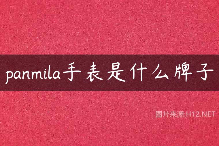 panmila手表是什么牌子