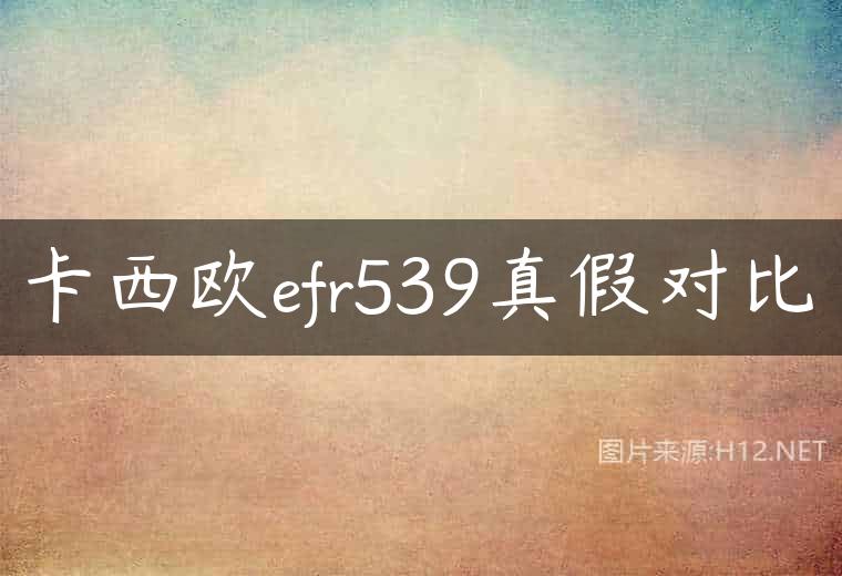 卡西欧efr539真假对比