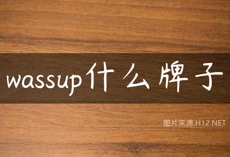 wassup什么牌子