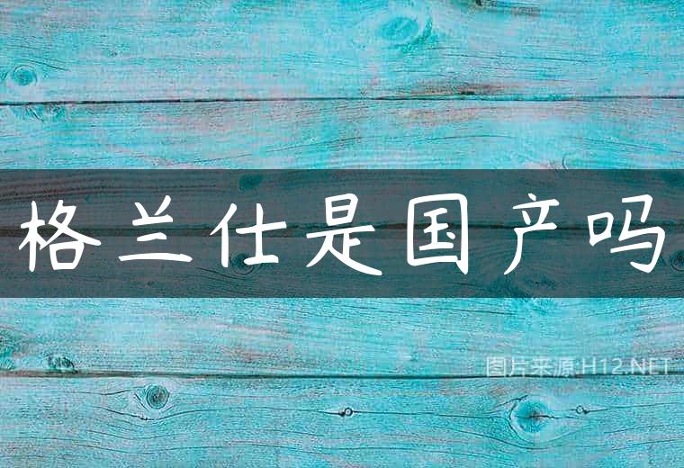 格兰仕是国产吗