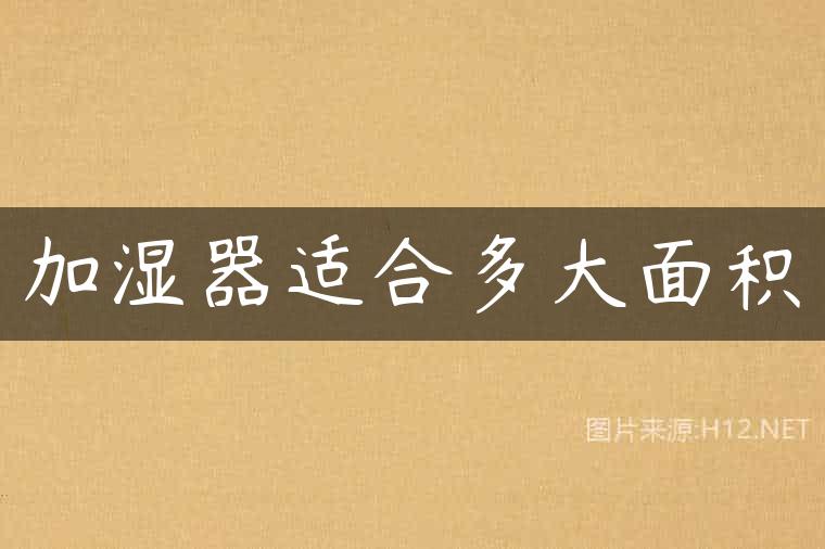 加湿器适合多大面积