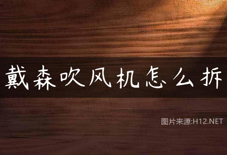 戴森吹风机怎么拆