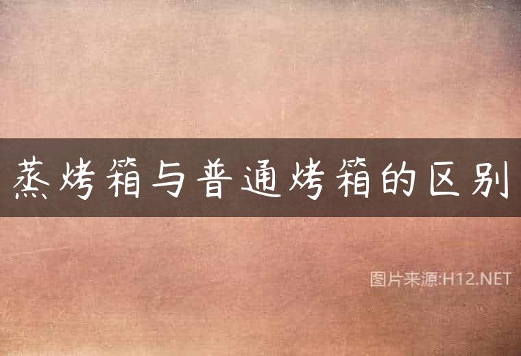 蒸烤箱与普通烤箱的区别