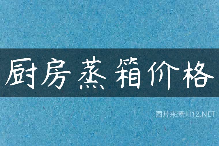 厨房蒸箱价格