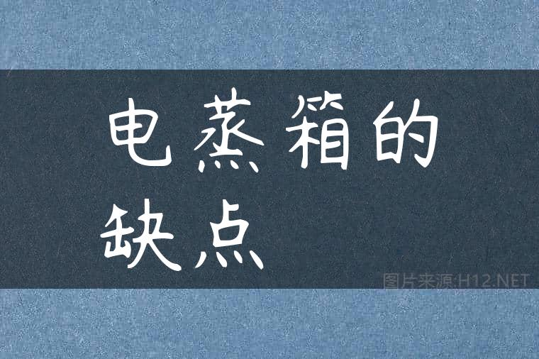 电蒸箱的缺点