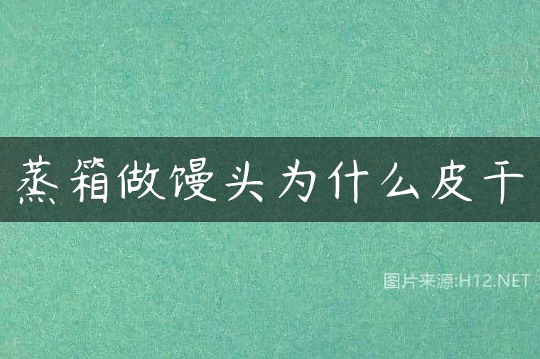 蒸箱做馒头为什么皮干