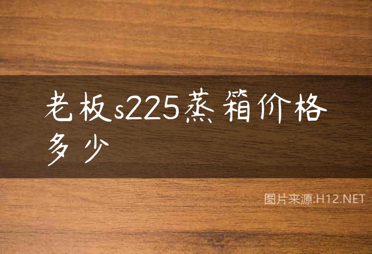 老板s225蒸箱价格多少
