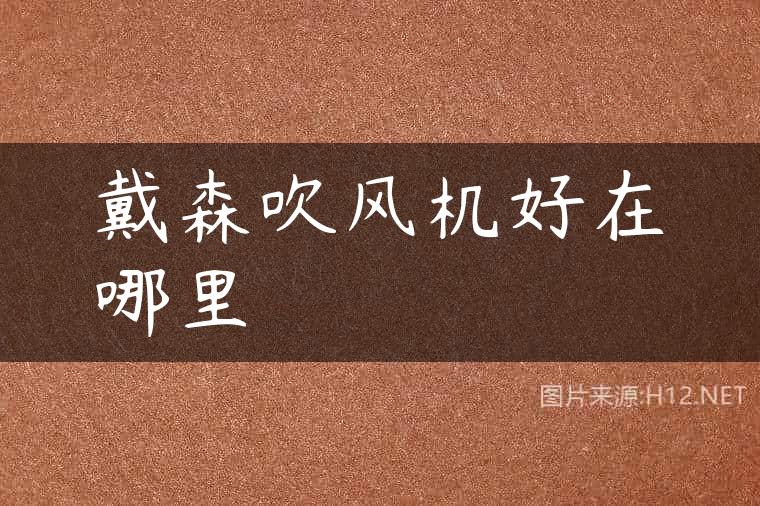 戴森吹风机好在哪里