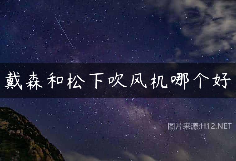 戴森和松下吹风机哪个好