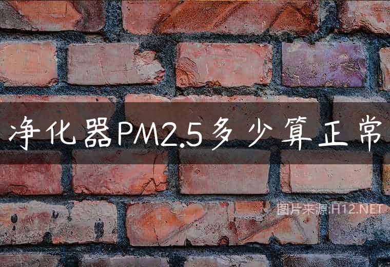 净化器PM2.5多少算正常