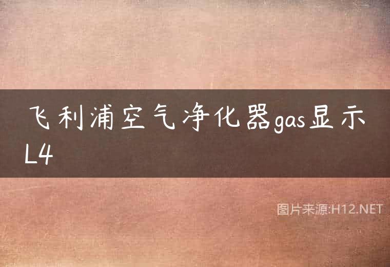 飞利浦空气净化器gas显示L4