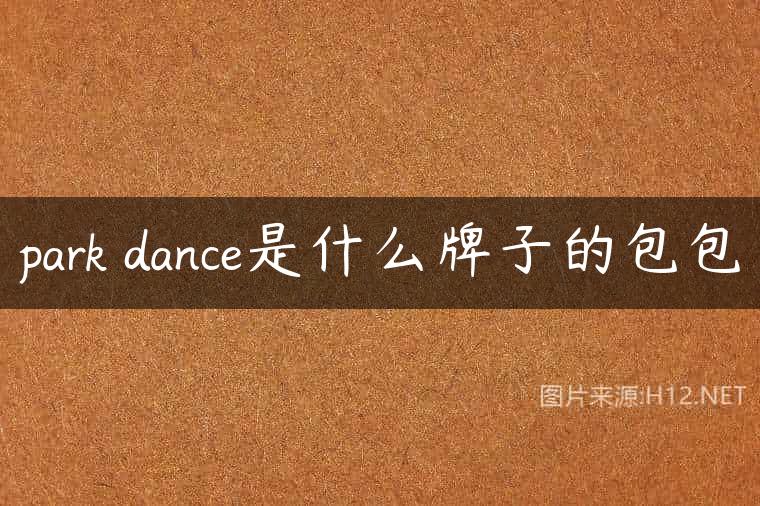 park dance是什么牌子的包包