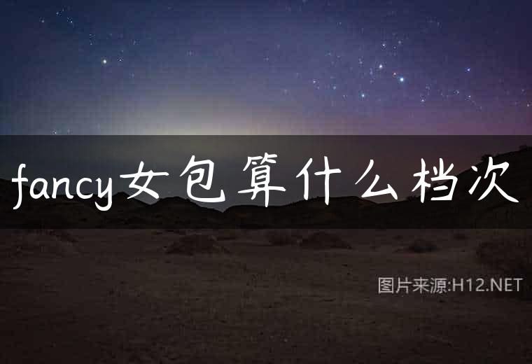 fancy女包算什么档次