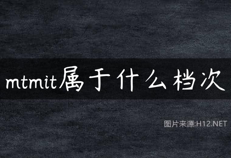mtmit属于什么档次