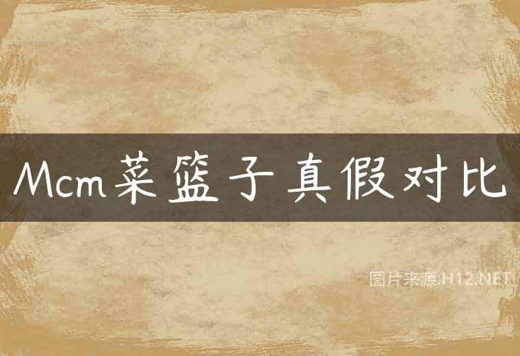 Mcm菜篮子真假对比