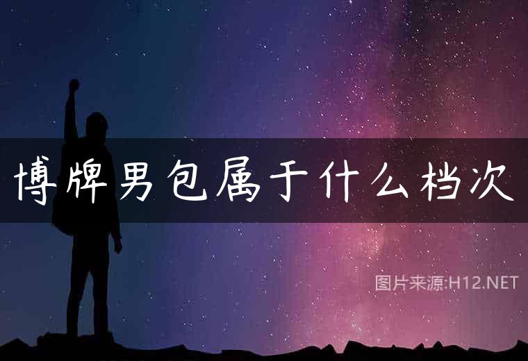 博牌男包属于什么档次
