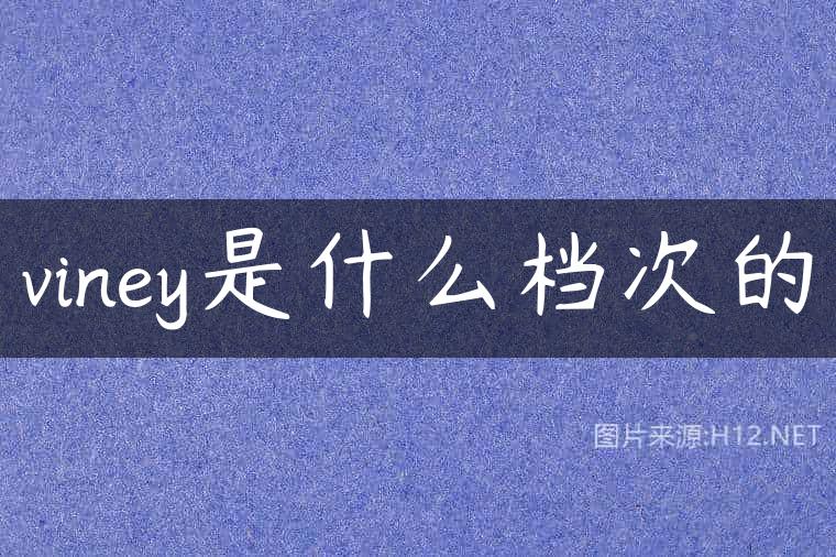 viney是什么档次的