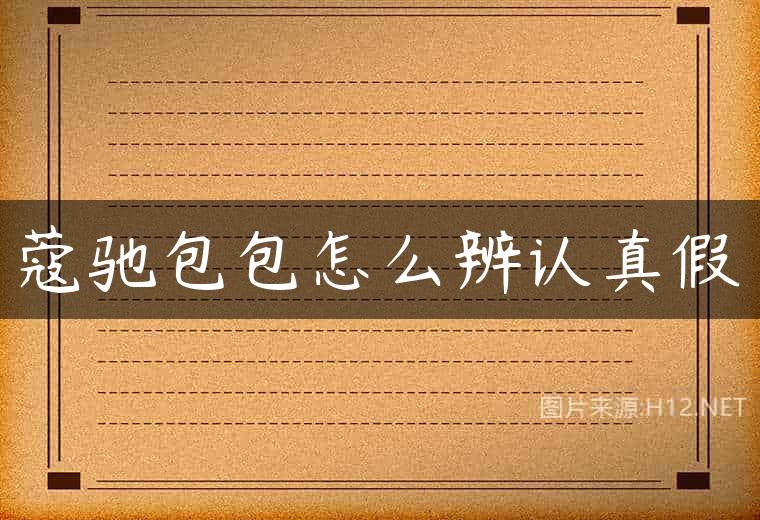 蔻驰包包怎么辨认真假