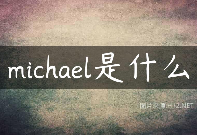 michael是什么