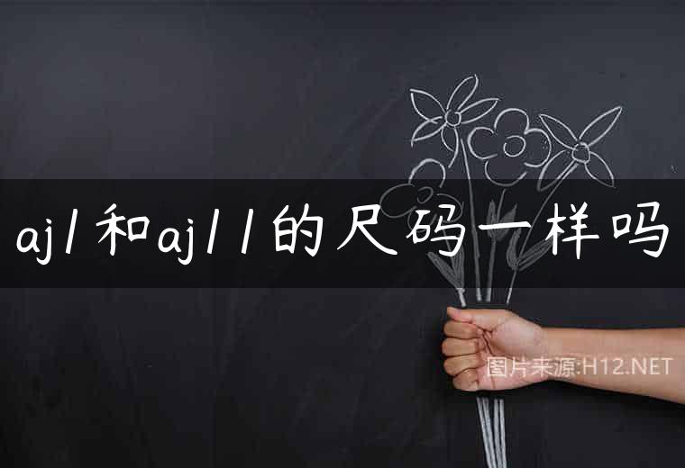 aj1和aj11的尺码一样吗