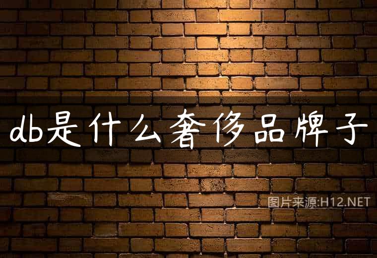 db是什么奢侈品牌子