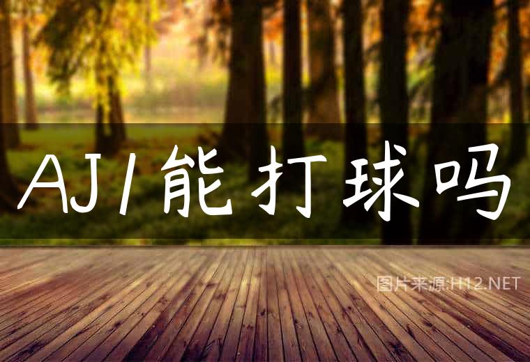 AJ1能打球吗
