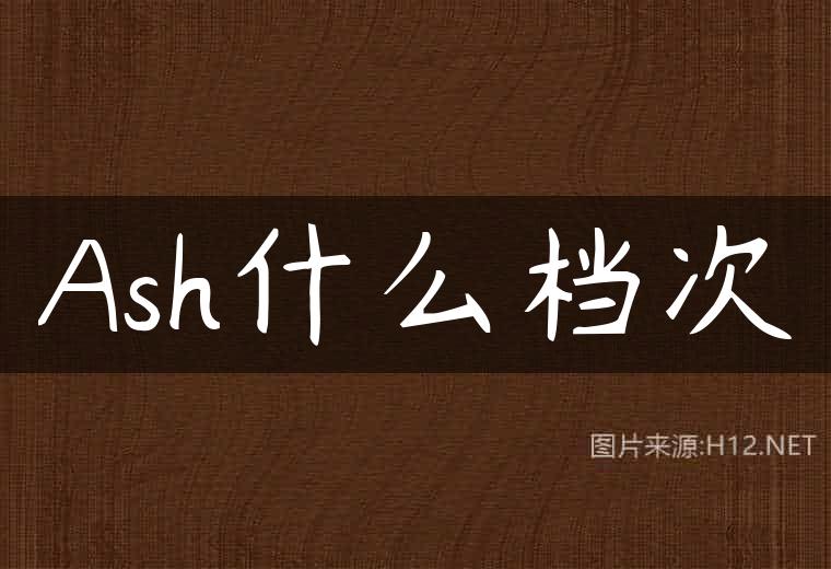 Ash什么档次