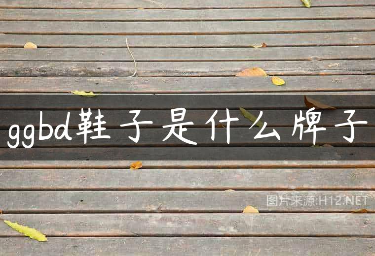 ggbd鞋子是什么牌子