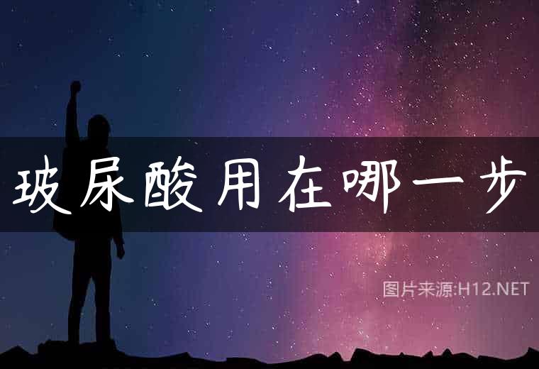 玻尿酸用在哪一步