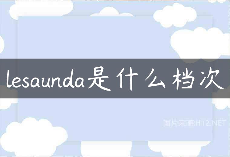 lesaunda是什么档次