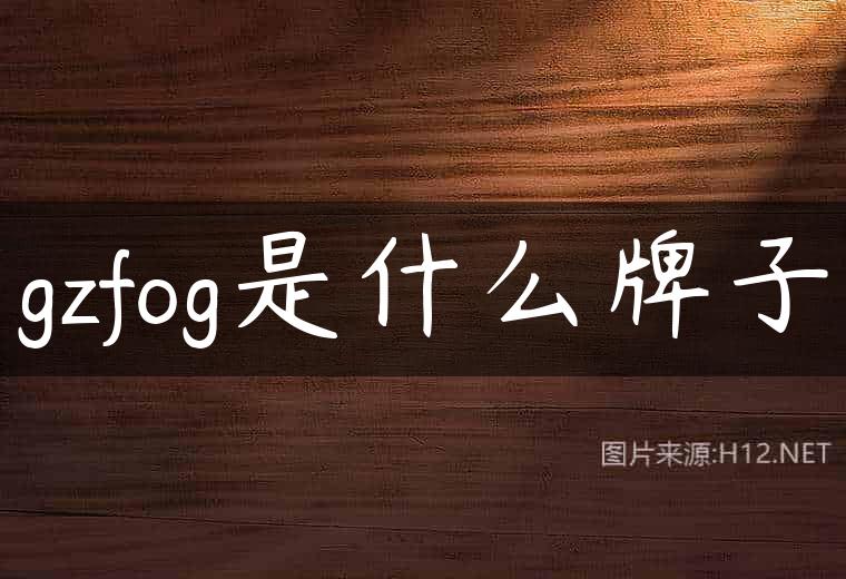 gzfog是什么牌子