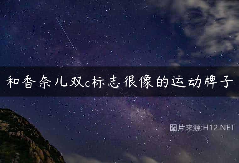 和香奈儿双c标志很像的运动牌子