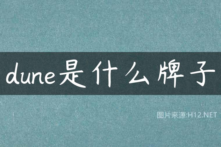 dune是什么牌子