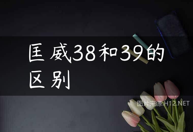 匡威38和39的区别