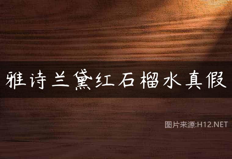 雅诗兰黛红石榴水真假