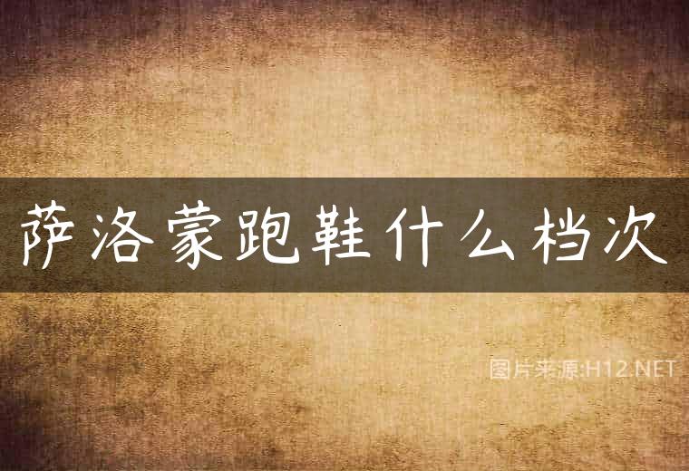 萨洛蒙跑鞋什么档次