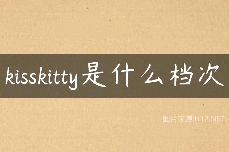 kisskitty是什么档次