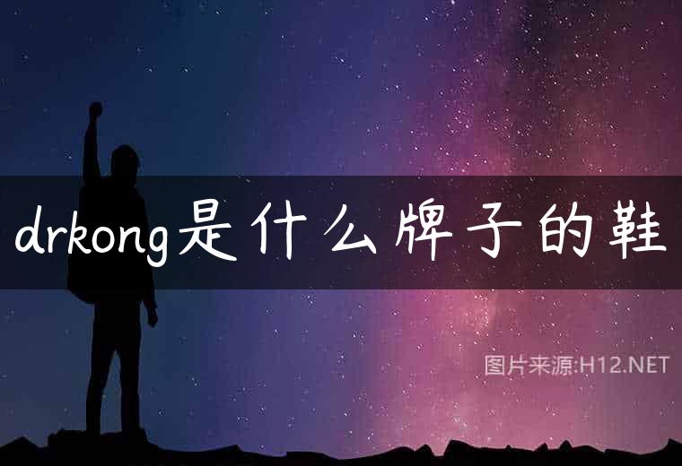 drkong是什么牌子的鞋