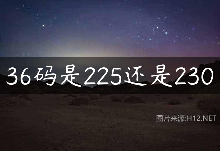 36码是225还是230