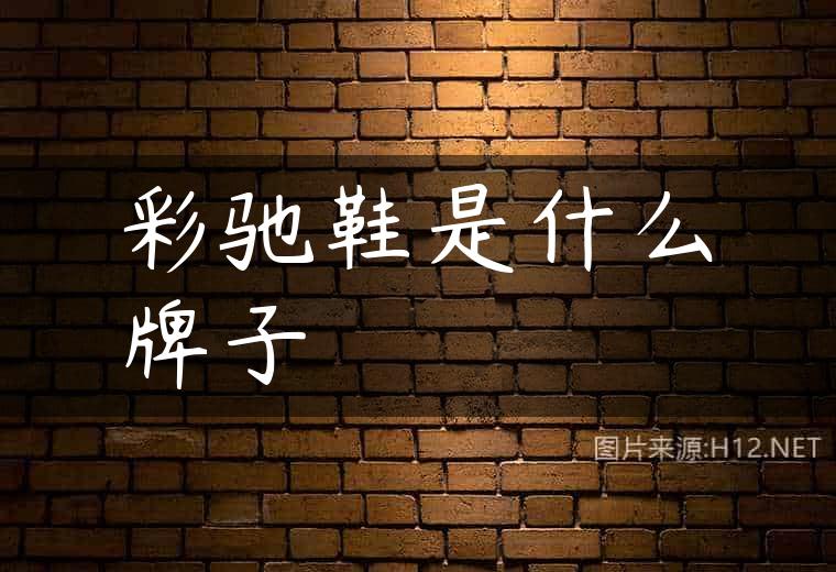 彩驰鞋是什么牌子