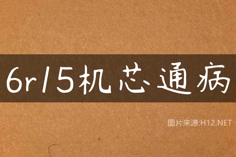 6r15机芯通病