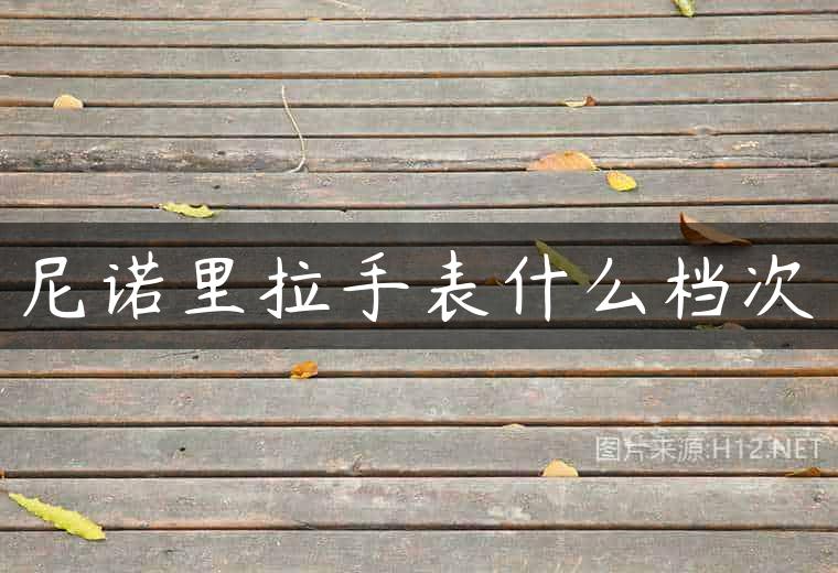 尼诺里拉手表什么档次
