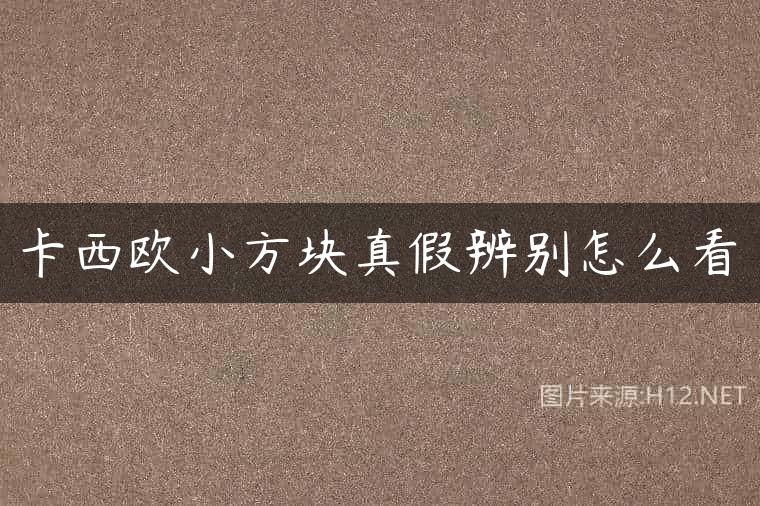 卡西欧小方块真假辨别怎么看