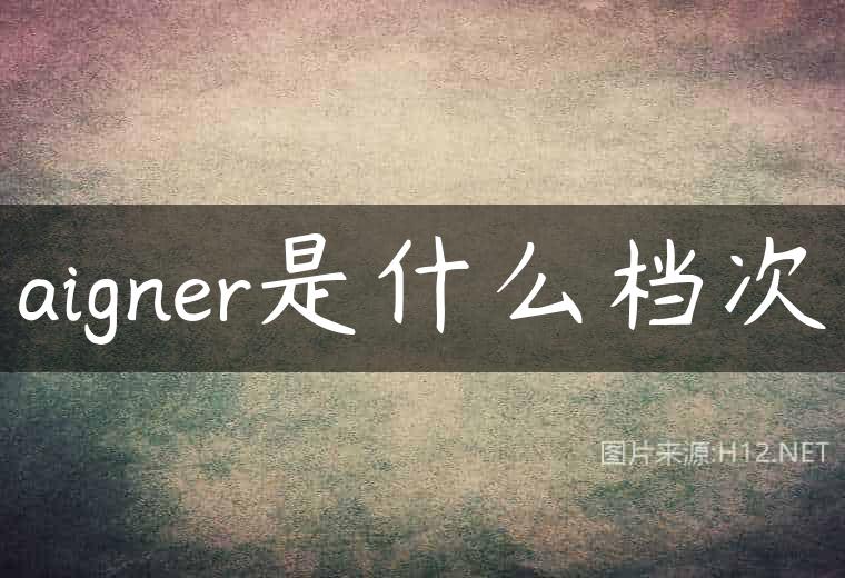 aigner是什么档次