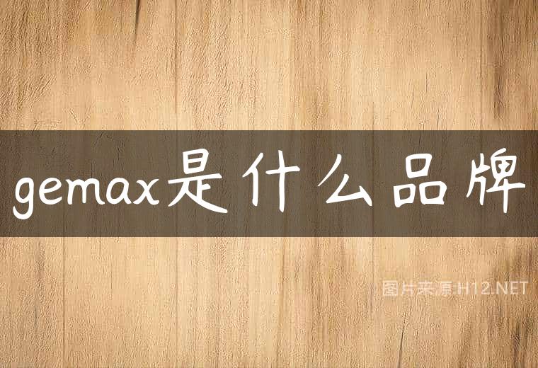 gemax是什么品牌