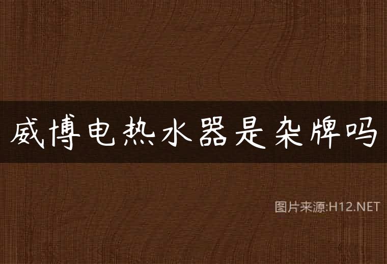 威博电热水器是杂牌吗