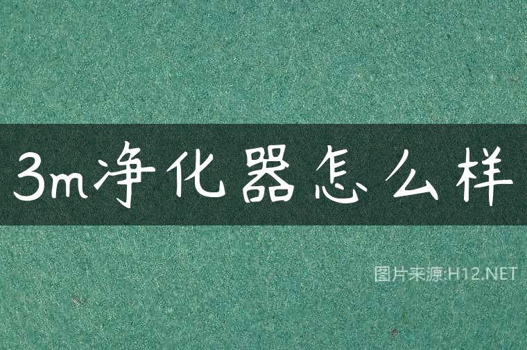 3m净化器怎么样